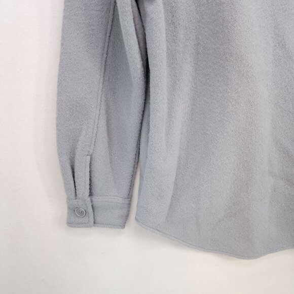 Hilary Radley Women's Button Up Shirt Jacket Blue Shacket Size Large - Picture 11 of 13